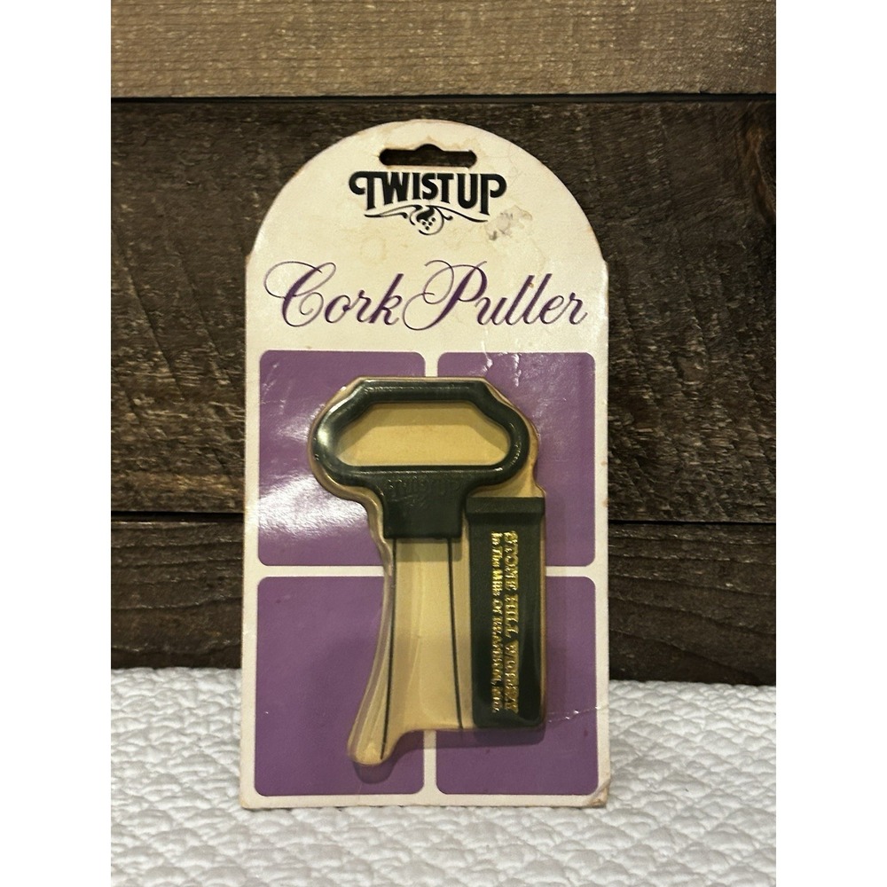 VINTAGE TWIST UP STONE HILL WINERY CORK PULLER ( NEW )